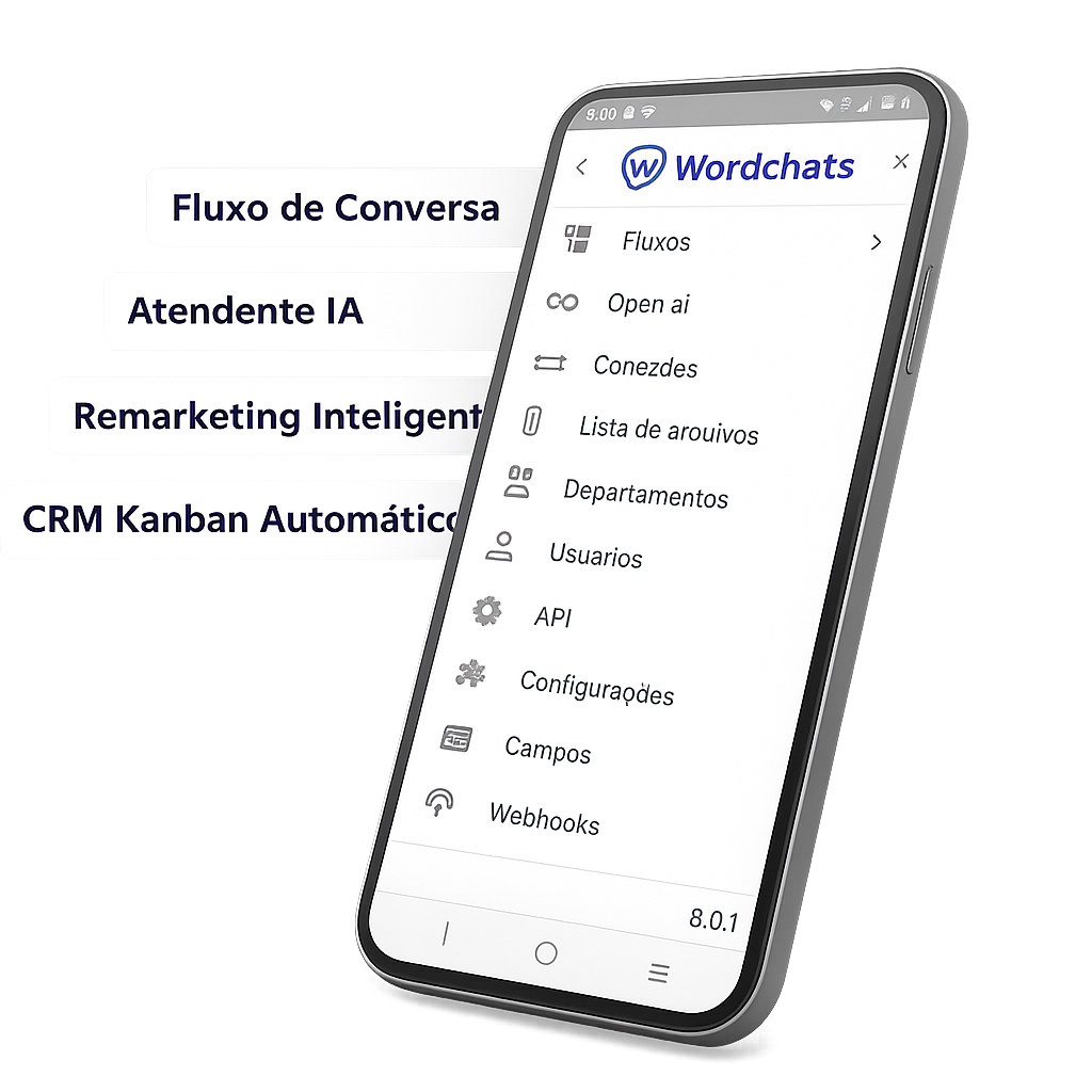WordChats Mobile - Atendimento com IA